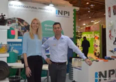 NPI back at IPM with this year, amongst others, focus on more than only foil. On the picture: Berber Bonnema and Erik van der Geest